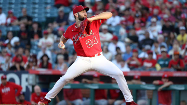 Los Angeles Angels pitcher Lucas Giolito